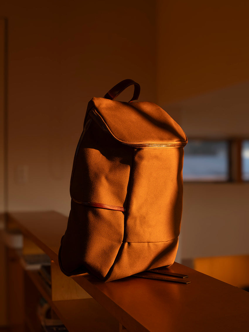 Backpack Persimmon & Tan