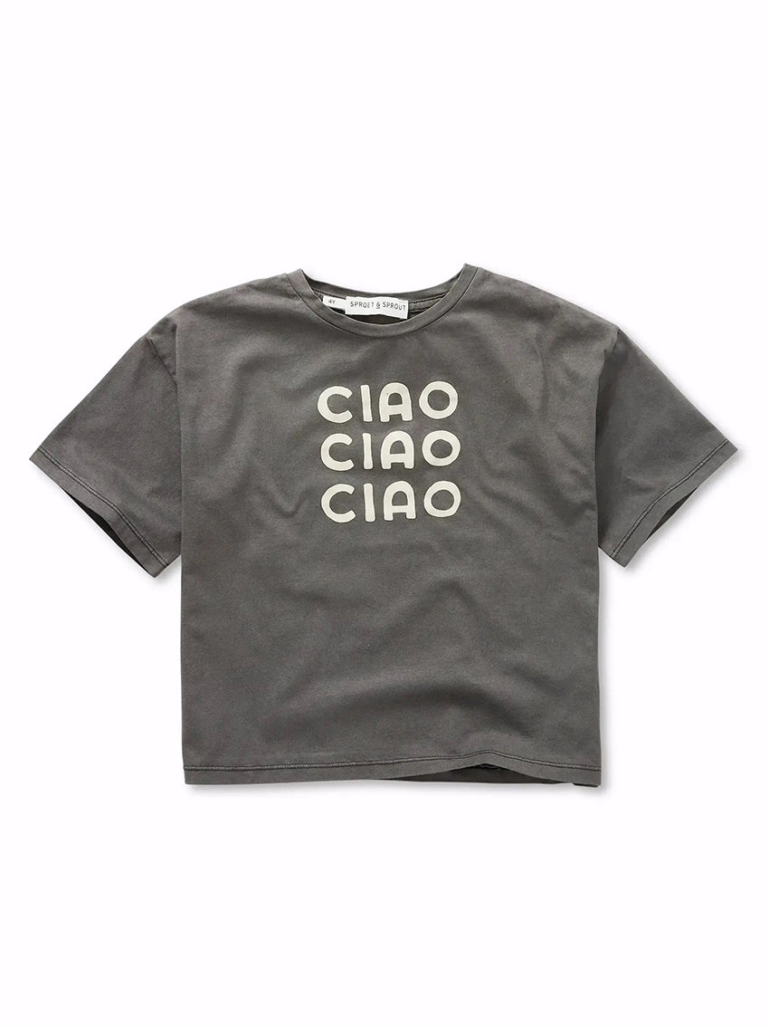 Ciao T-Shirt Washed Black