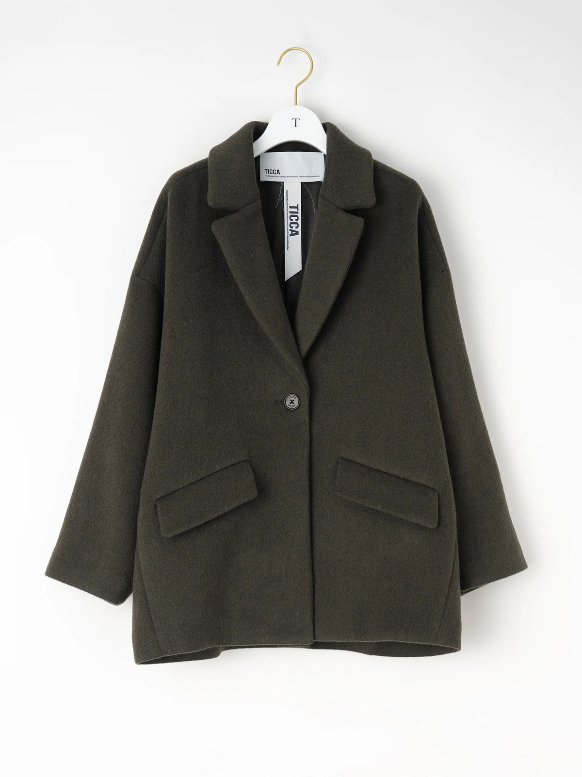Wool Blazer Khaki