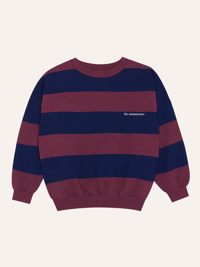 Blue Stripes Sweatshirt