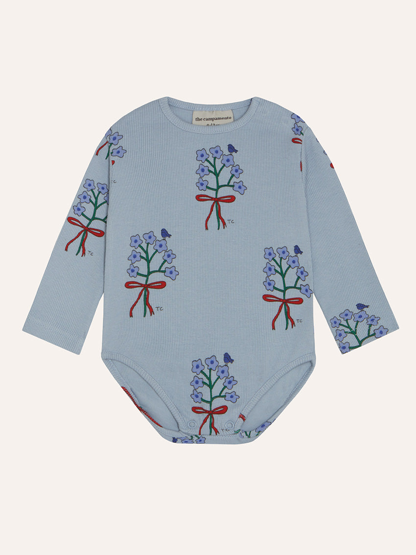 Bouquets Light Blue Baby Body