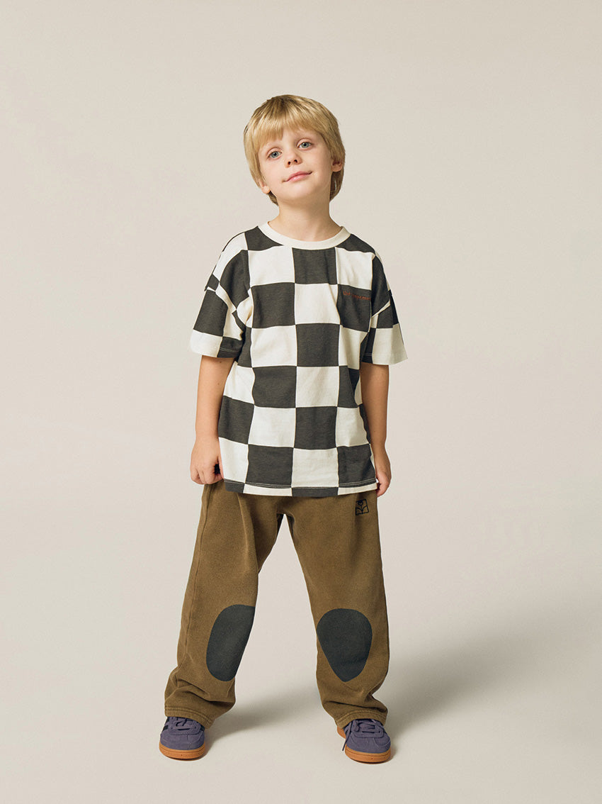 Checked T-Shirt Ecru