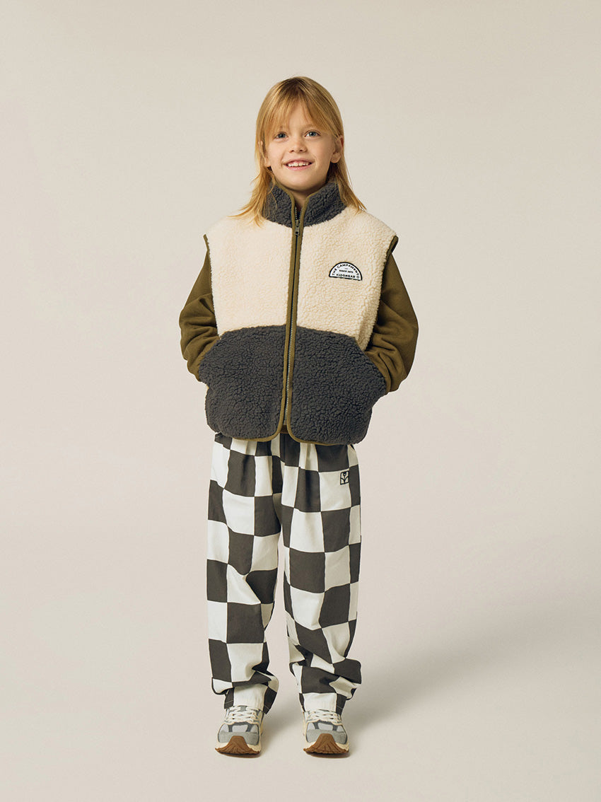 Ecru Teddy Vest