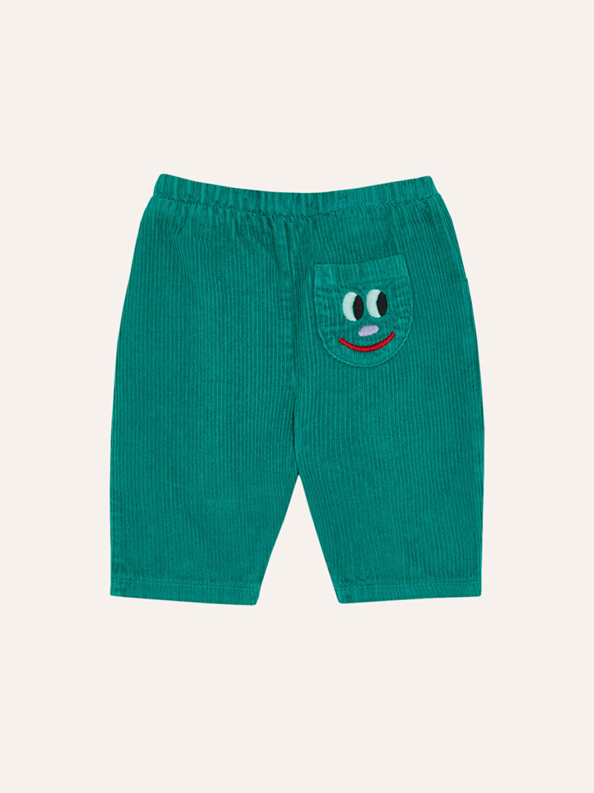 Green Corduroy Baby Trousers