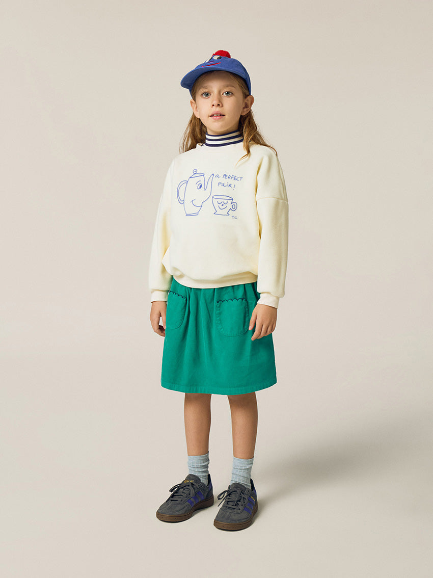 Green Corduroy Skirt