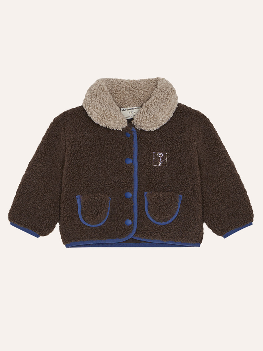 Green Teddy Baby Jacket