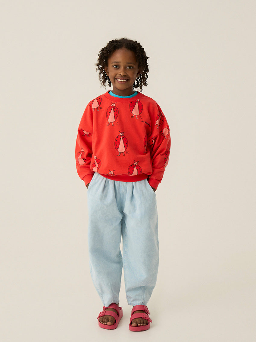 Ladybug Allover Sweatshirt Red