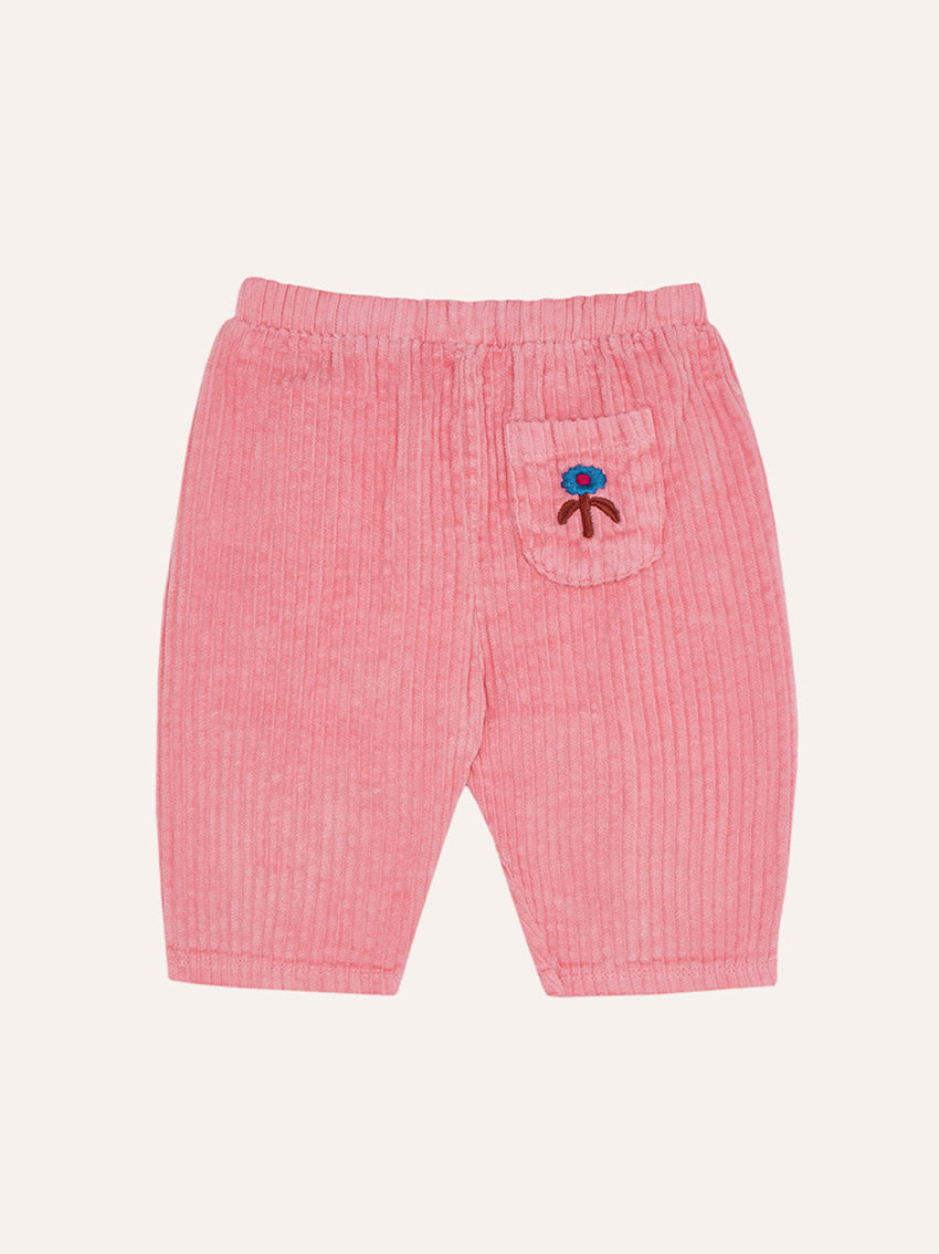 Pink Corduroy Baby Trousers