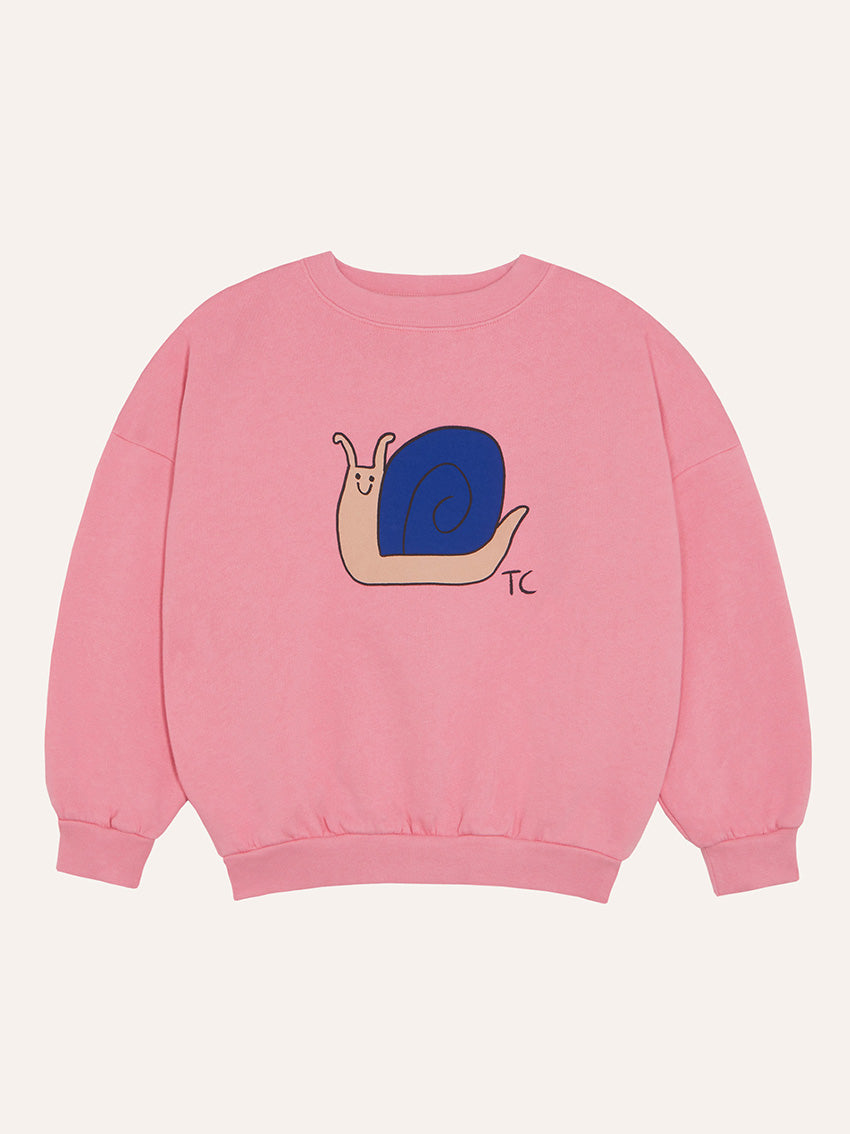 Snail Pink Sweatshirt