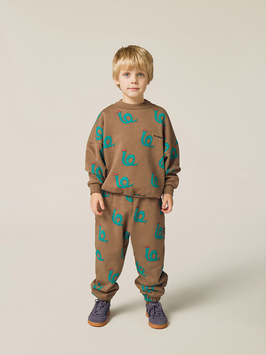 Snakes Brown Sweatshirt