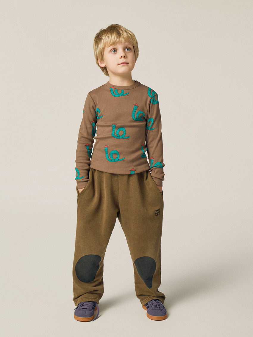 Gentleman Allover Brown T-Shirt