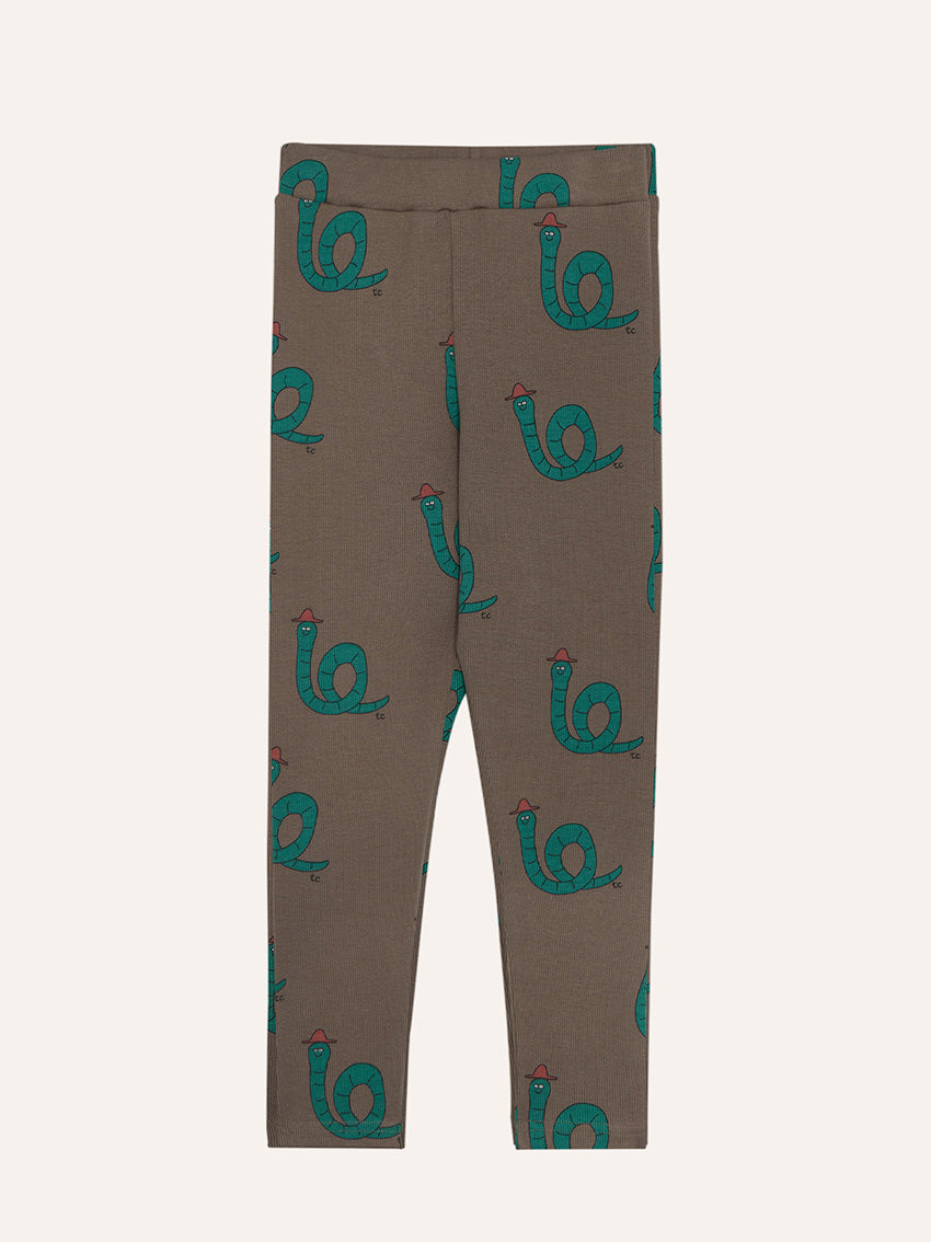 Snakes Brown Leggings