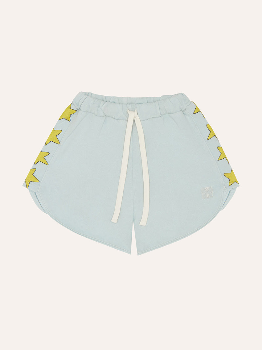 Stars Washed Short Light Blue