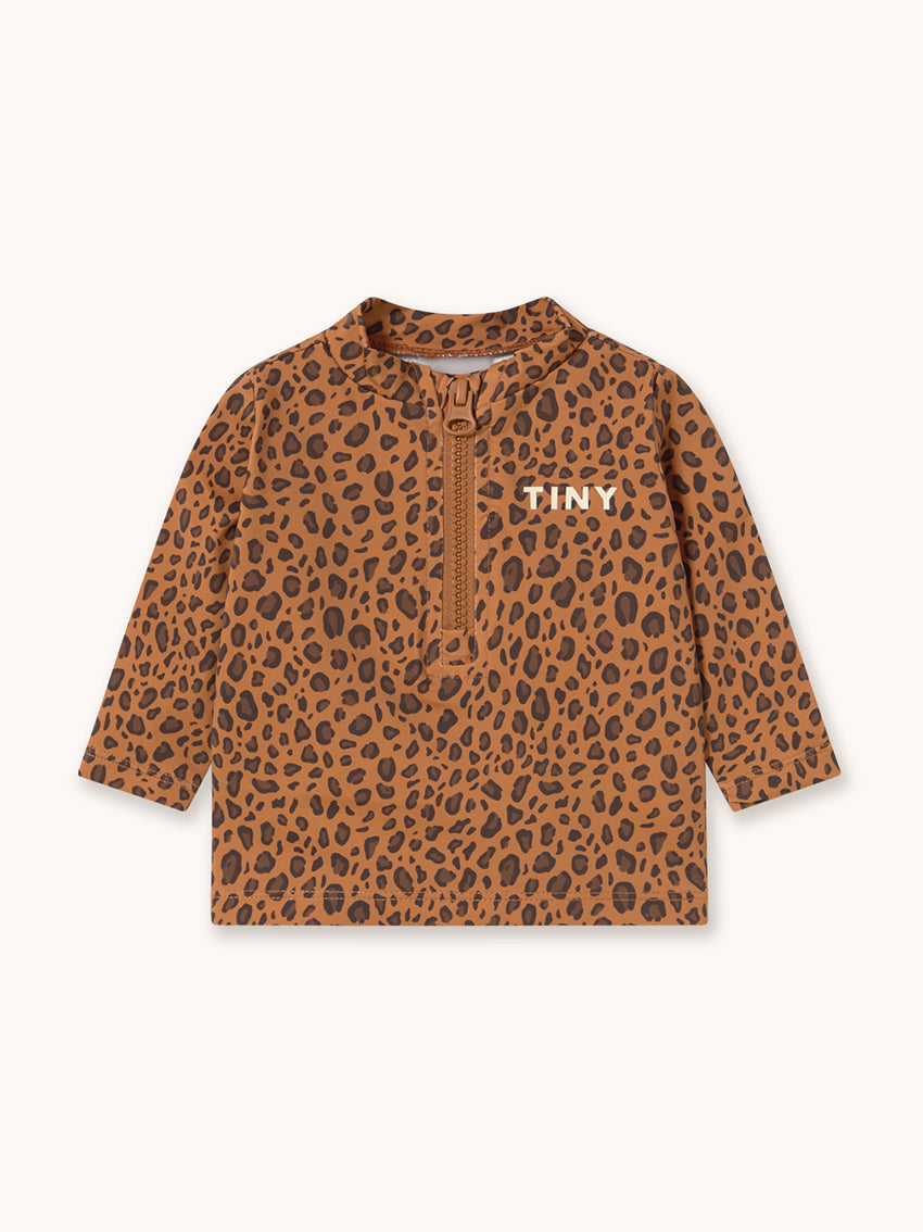 Mini Animal Print Baby Swim Tee
