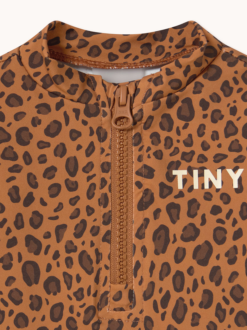 Mini Animal Print Baby Swim Tee