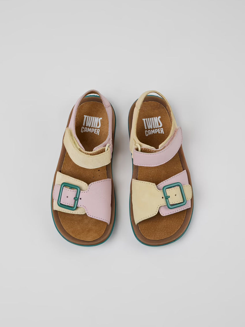 Twins Yellow Nubuck/Leather Sandals