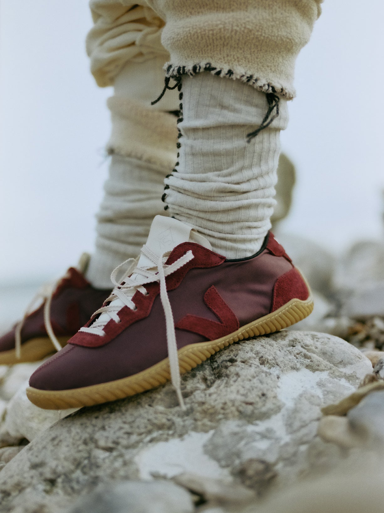 Veja x Baserange Jitsu Sneaker Amarante