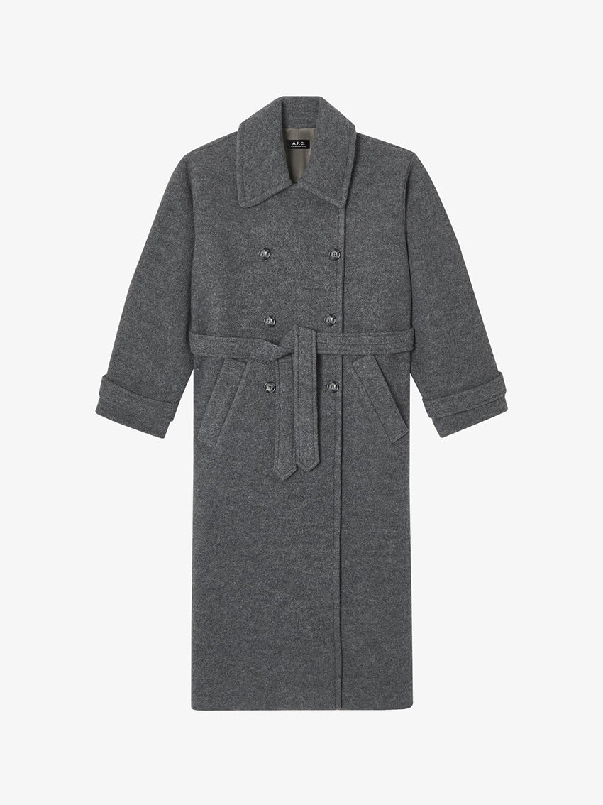 Lea Wool Coat Grey Heather