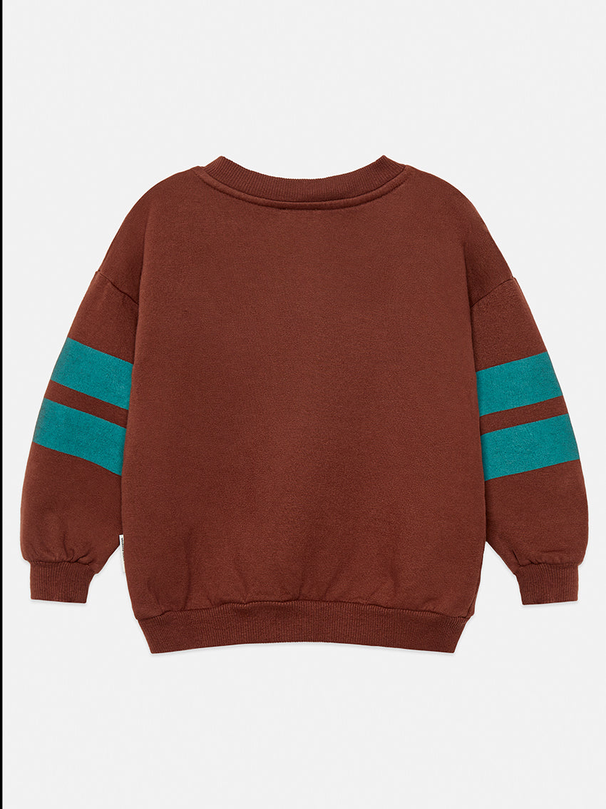 The City Dog Baby Sweatshirt Brown