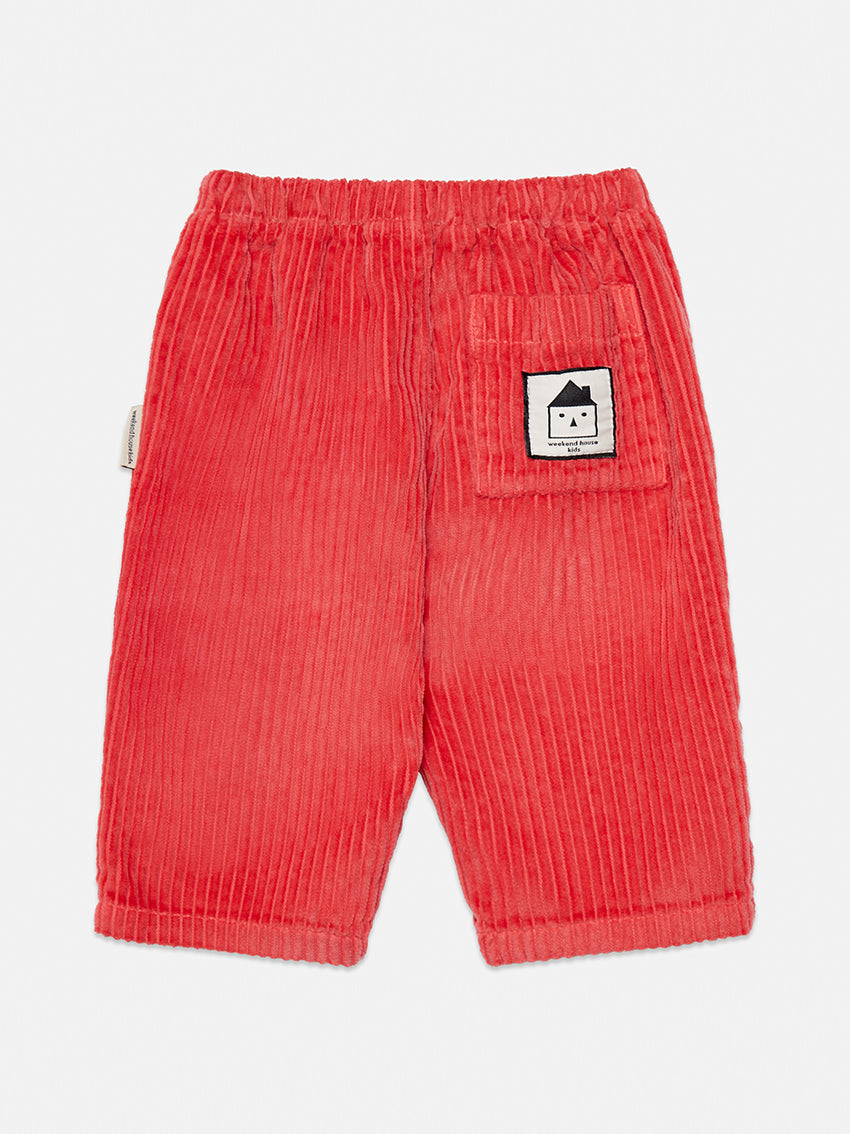 Whk Corduroy Baby Pants Red