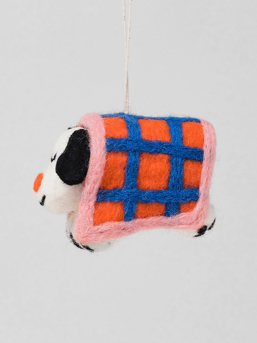 Mimi Dog Hanging Felt Ornament