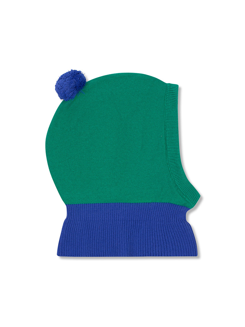 Wynken Bobble Balaclava Studio Green