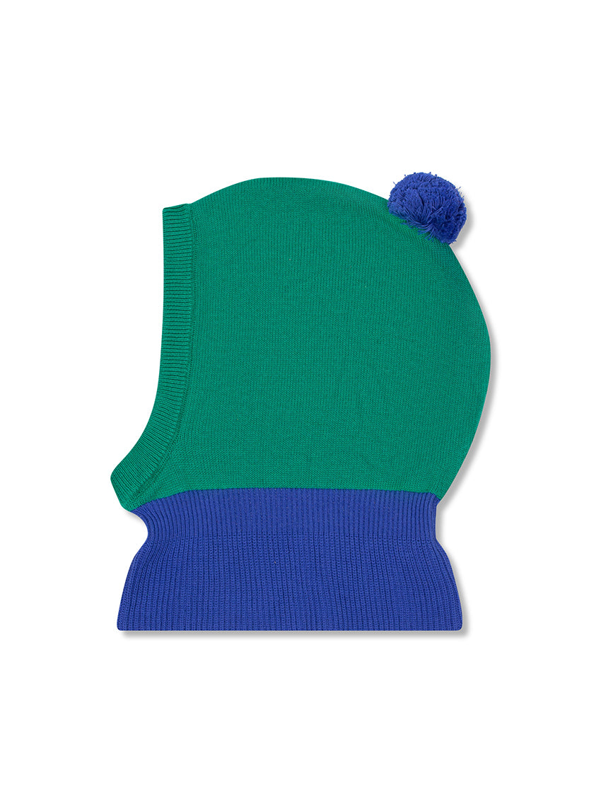 Wynken Bobble Balaclava Studio Green