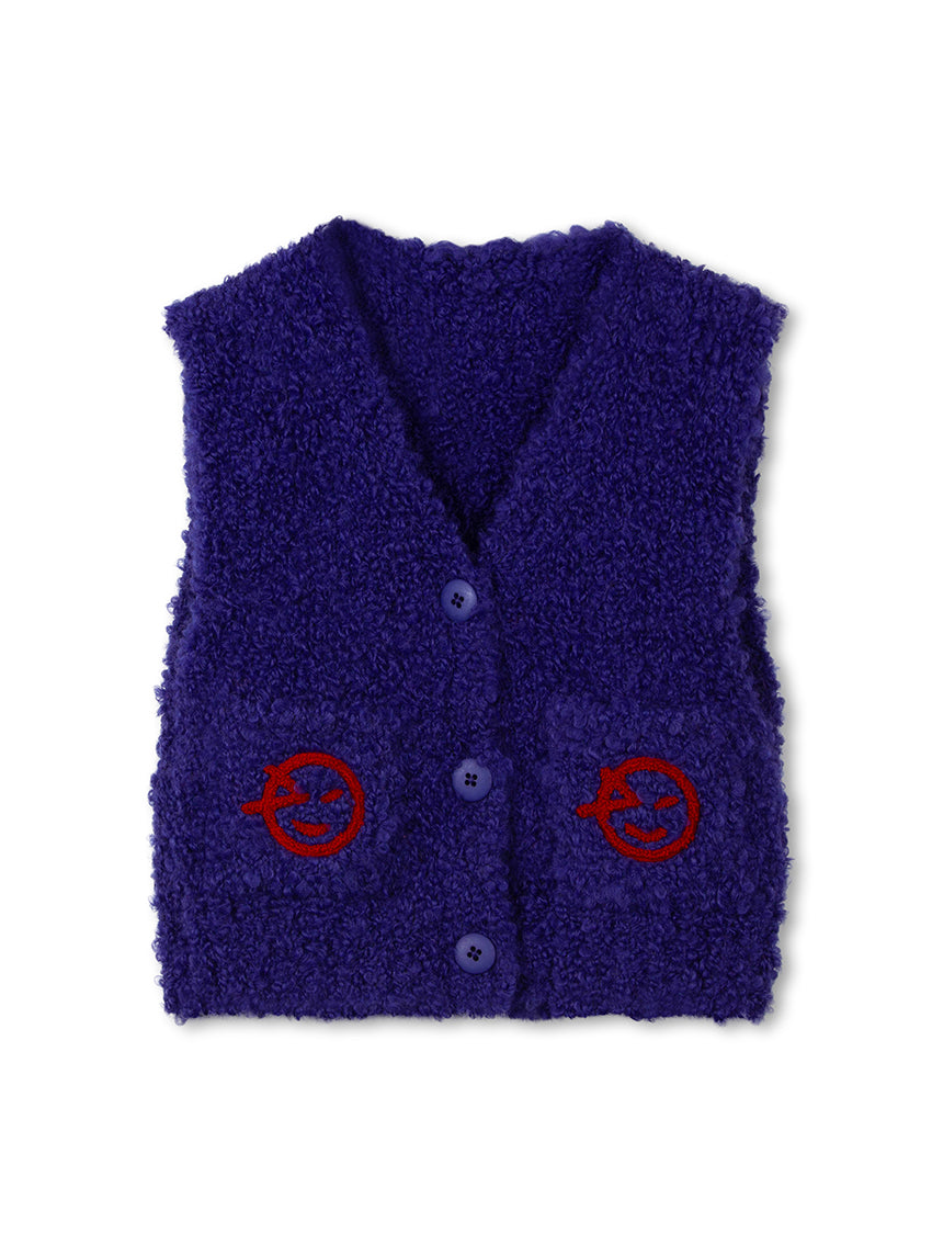 Mini Wynken Waistcoat Ultramarine