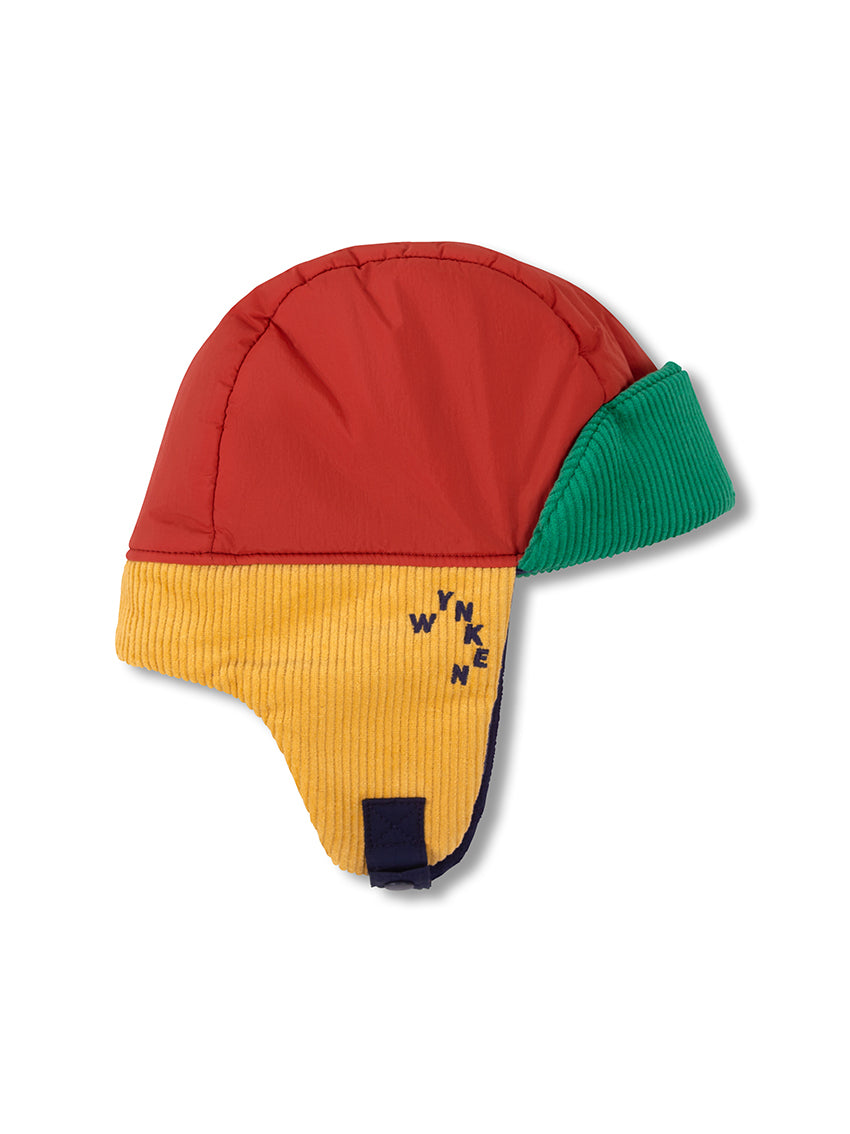 Pallette Trapper Hat Brick Red/Green