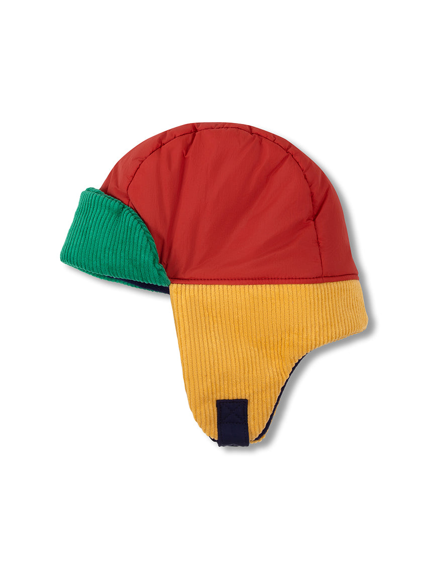 Pallette Trapper Hat Brick Red/Green