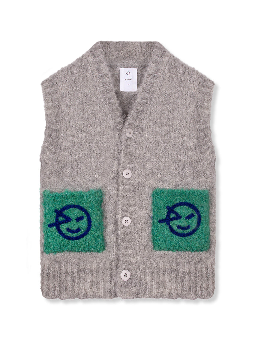 Wynken Waistcoat Grey Melange