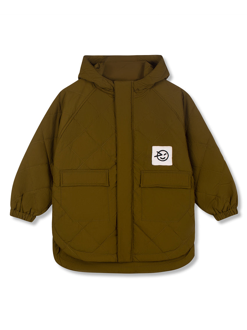 Padded Bon Bon Jacket Olive