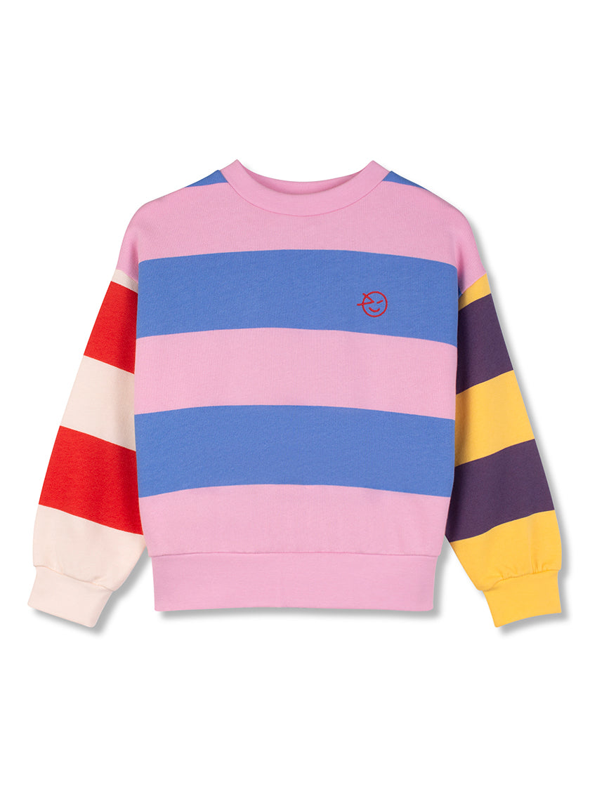 Parasol Sweat Candy Pink/Blue stripes