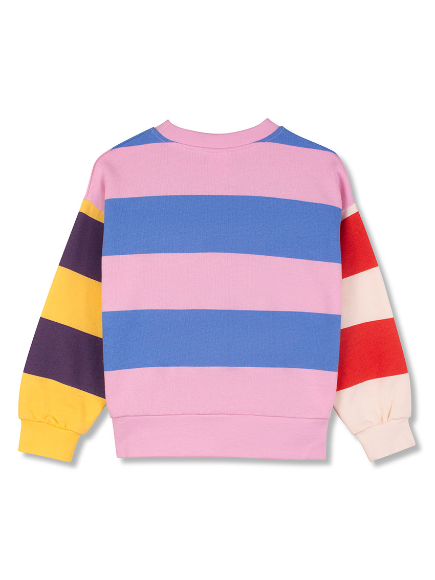 Parasol Sweat Candy Pink/Blue stripes