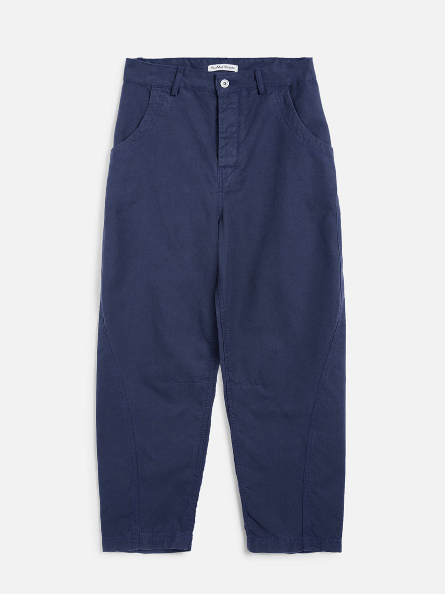 Twisted Seam Trouser Navy