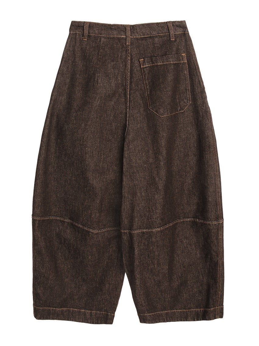 Deadbeat Soft Denim Trouser Brown