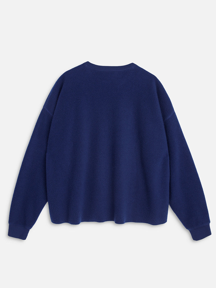 Studio Wool Sweatshirt Blue