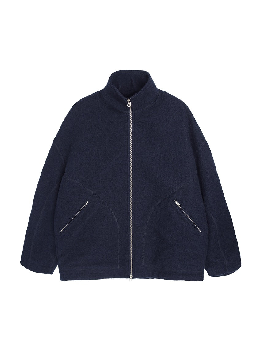Aaron Zip Jacket Navy