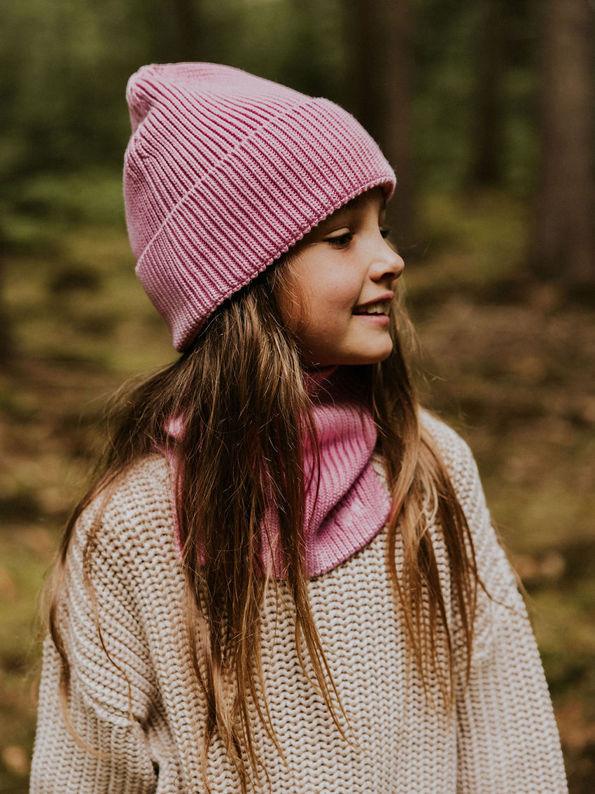 Bubble Gum Pink Beanie