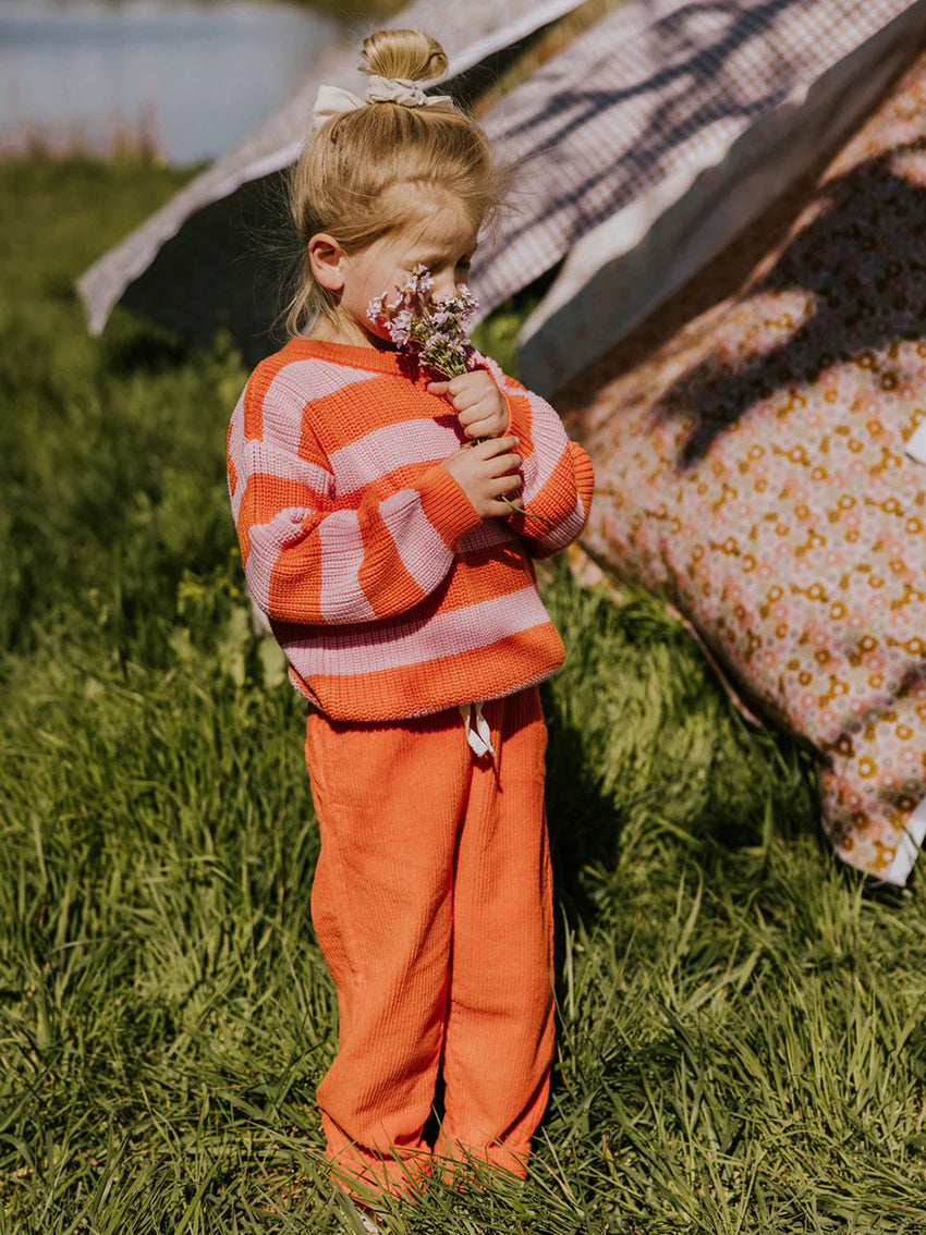 Stripes Knitted Sweater Ice Cream