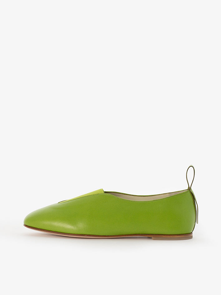 Ernst Ballerina Flat Green