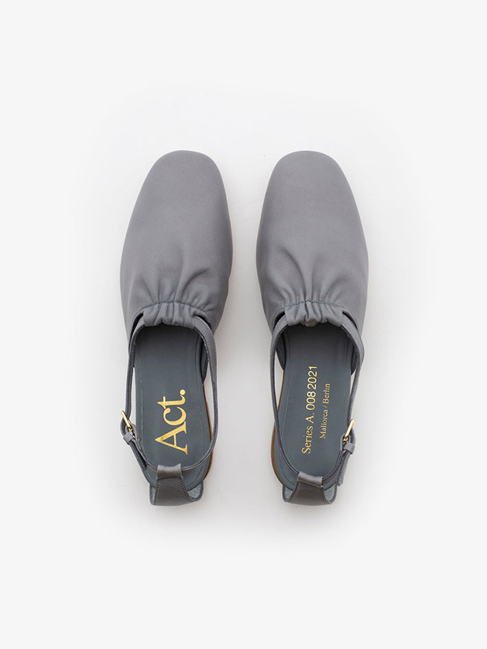 Svedja Ballerina Flat Grey
