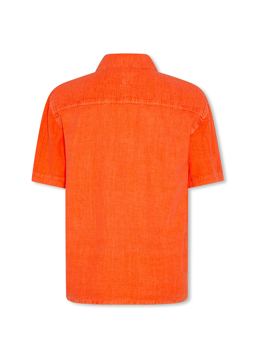 Hawaiian Shirt Jean Fluo Orange