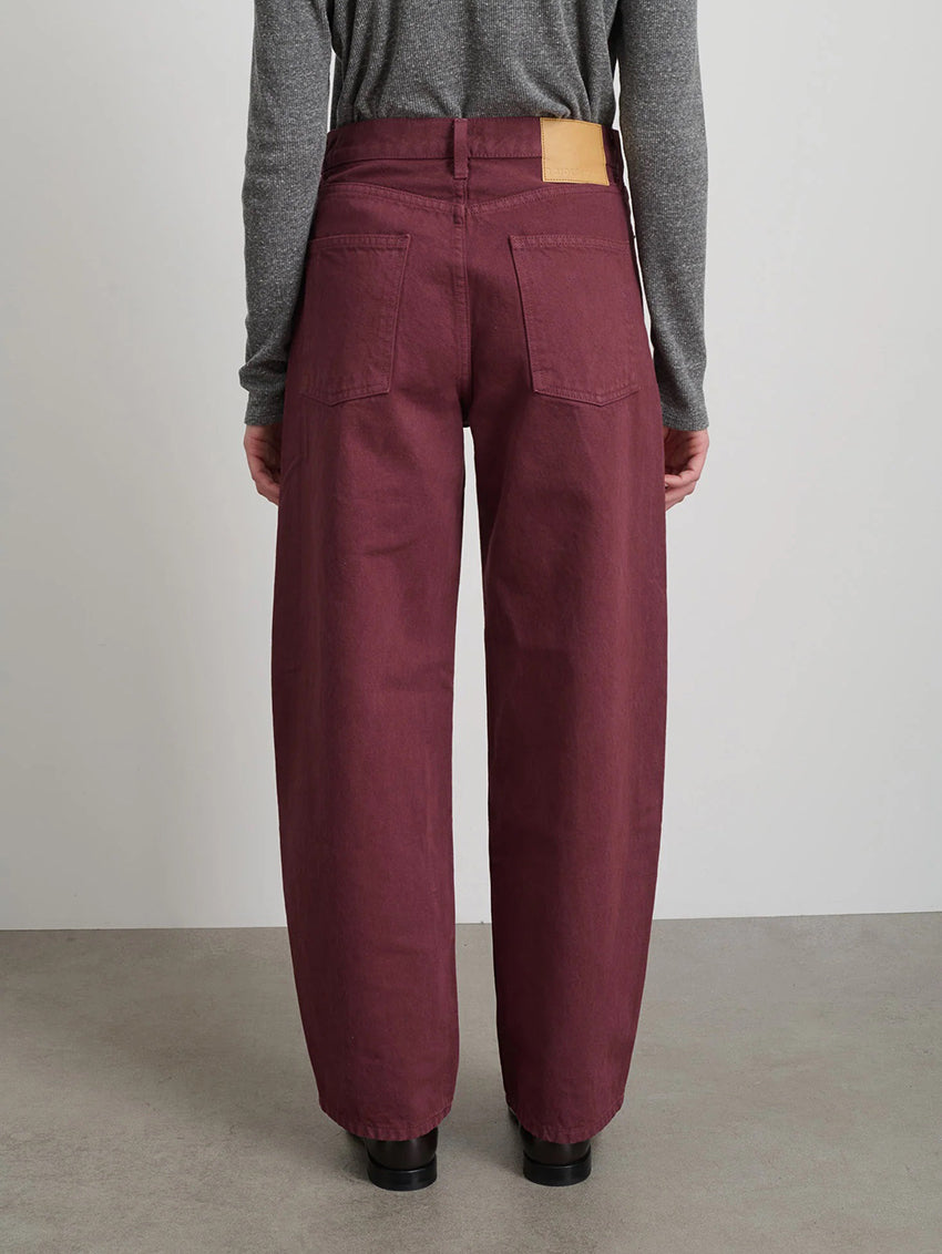 Leroy Jeans Burgundy Overdye