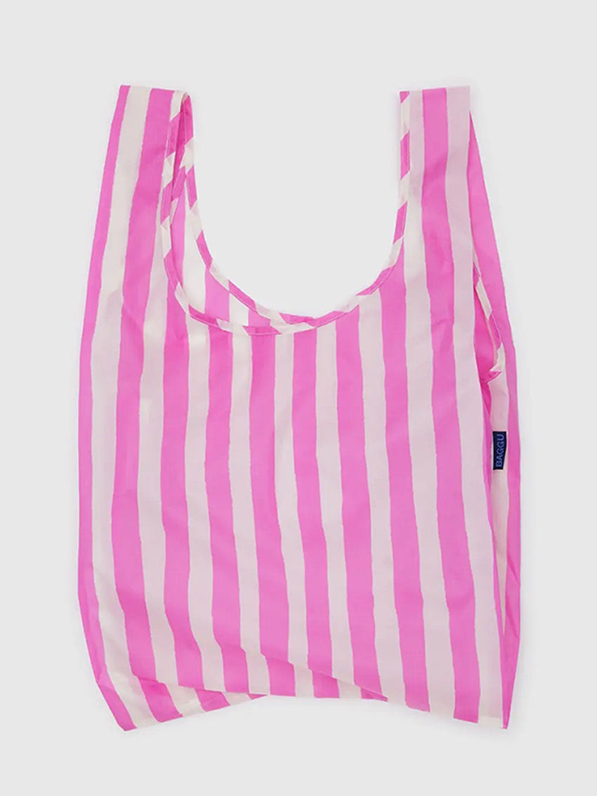 Standard Baggu Pink Painted Stripe