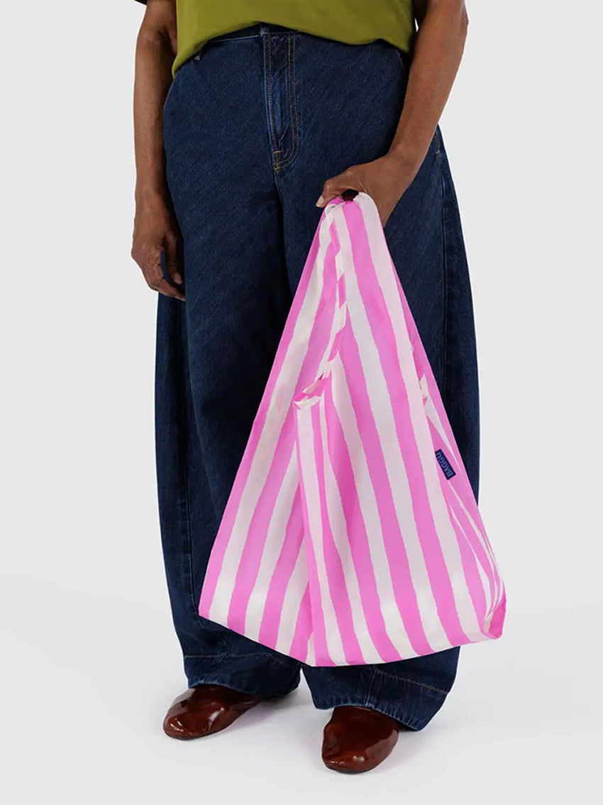 Standard Baggu Pink Painted Stripe