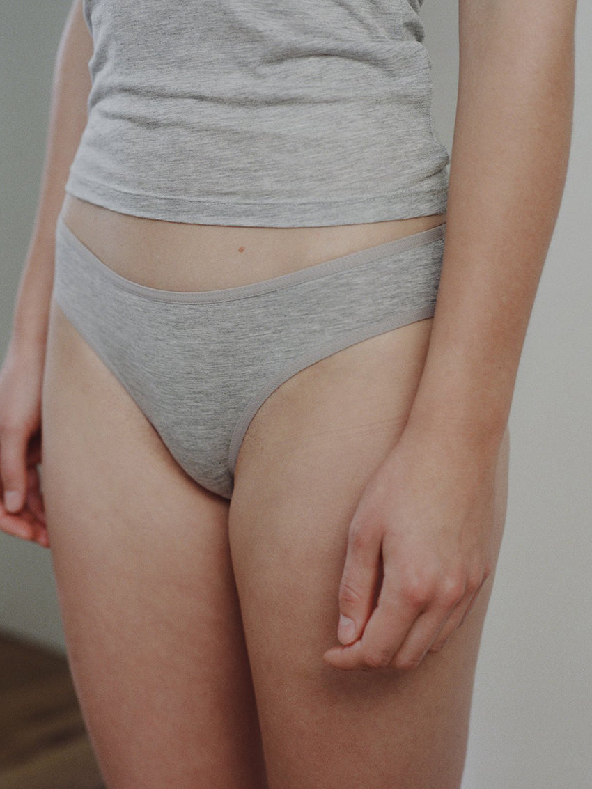 Bell Pants Grey Melange