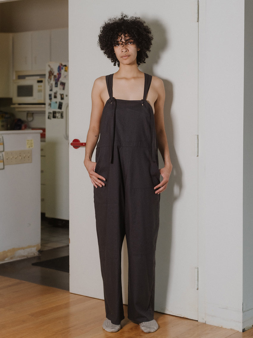 Gren Wild Silk Overall Black