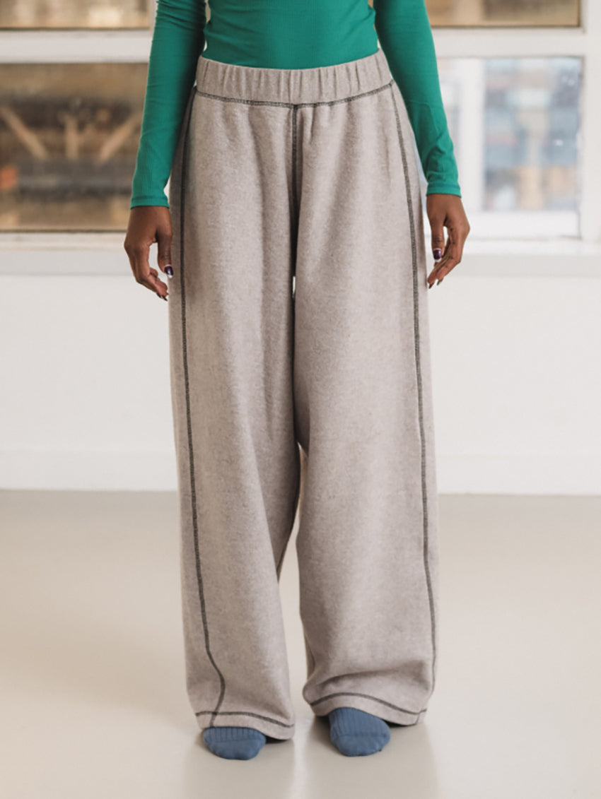 Fold Sweatpants Grey Melange