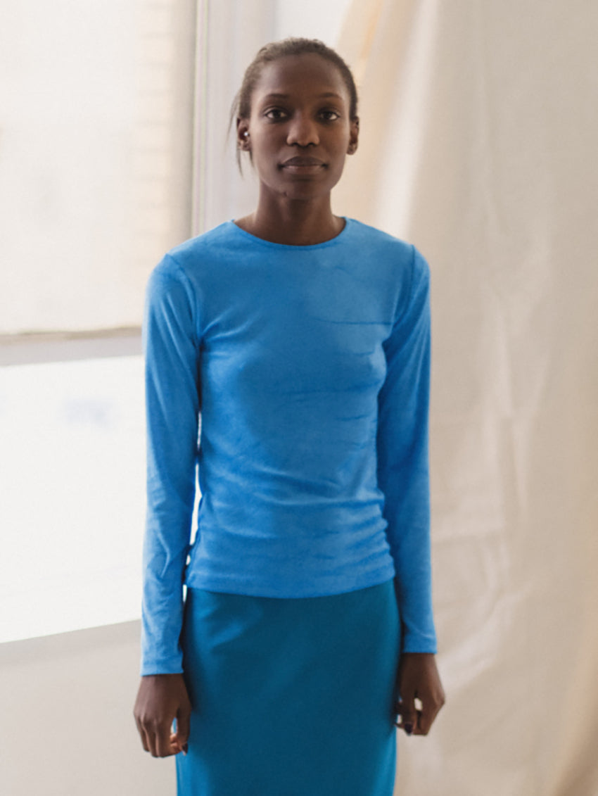 Omo Long Sleeve Tee Zinn Blue